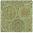 thumbnail image 1 of SAFAVIEH Cape Cod Bora Geometric Area Rug, Green/Natural, 6' x 6' Square, 1 of 8