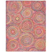 SAFAVIEH Cape Cod Bora Geometric Area Rug, Red/Multi, 8' x 10'