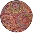 thumbnail image 1 of SAFAVIEH Cape Cod Bora Geometric Area Rug, Red/Multi, 8' x 8' Round, 1 of 8