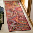 thumbnail image 1 of SAFAVIEH Cape Cod Bora Geometric Runner Rug, Red/Multi, 2'3" x 6', 1 of 5