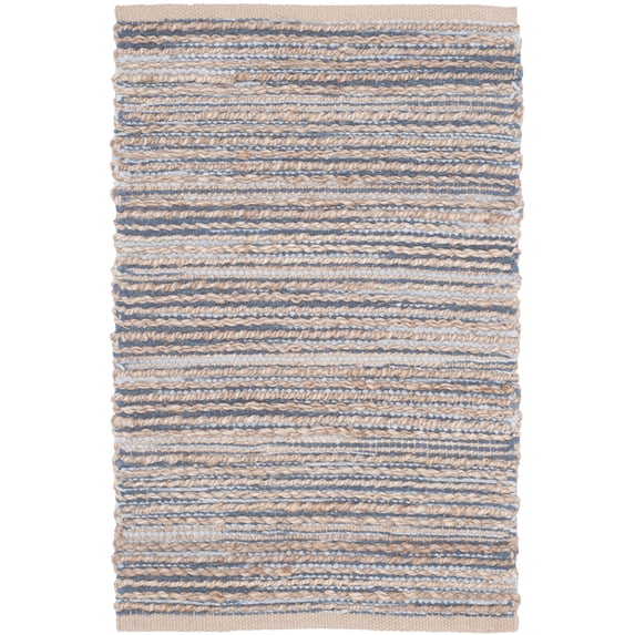 SAFAVIEH Cape Cod Celestine Distressed Area Rug, Blue, 2'4" x 3'11"