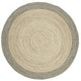 thumbnail image 1 of SAFAVIEH Cape Cod Charmaine Geometric Area Rug, Ivory/Steel Grey, 9' x 9' Round, 1 of 7