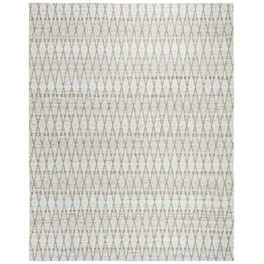 SAFAVIEH Cape Cod Clarissa Geometric Area Rug, Silver/Natural, 3' x 5'