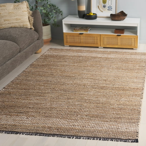 SAFAVIEH Cape Cod Cora Solid Area Rug, Beige, 4' x 6'