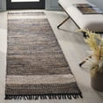 thumbnail image 1 of SAFAVIEH Cape Cod Cora Solid Runner Rug, Navy/Beige, 2'3" x 8', 1 of 10