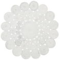 thumbnail image 1 of SAFAVIEH Cape Cod Damjana Abstract Dots Polyester Area Rug, Ivory, 4' x 4' Round, 1 of 7