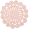 thumbnail image 1 of SAFAVIEH Cape Cod Damjana Abstract Dots Polyester Area Rug, Pink, 3' x 3' Round, 1 of 7