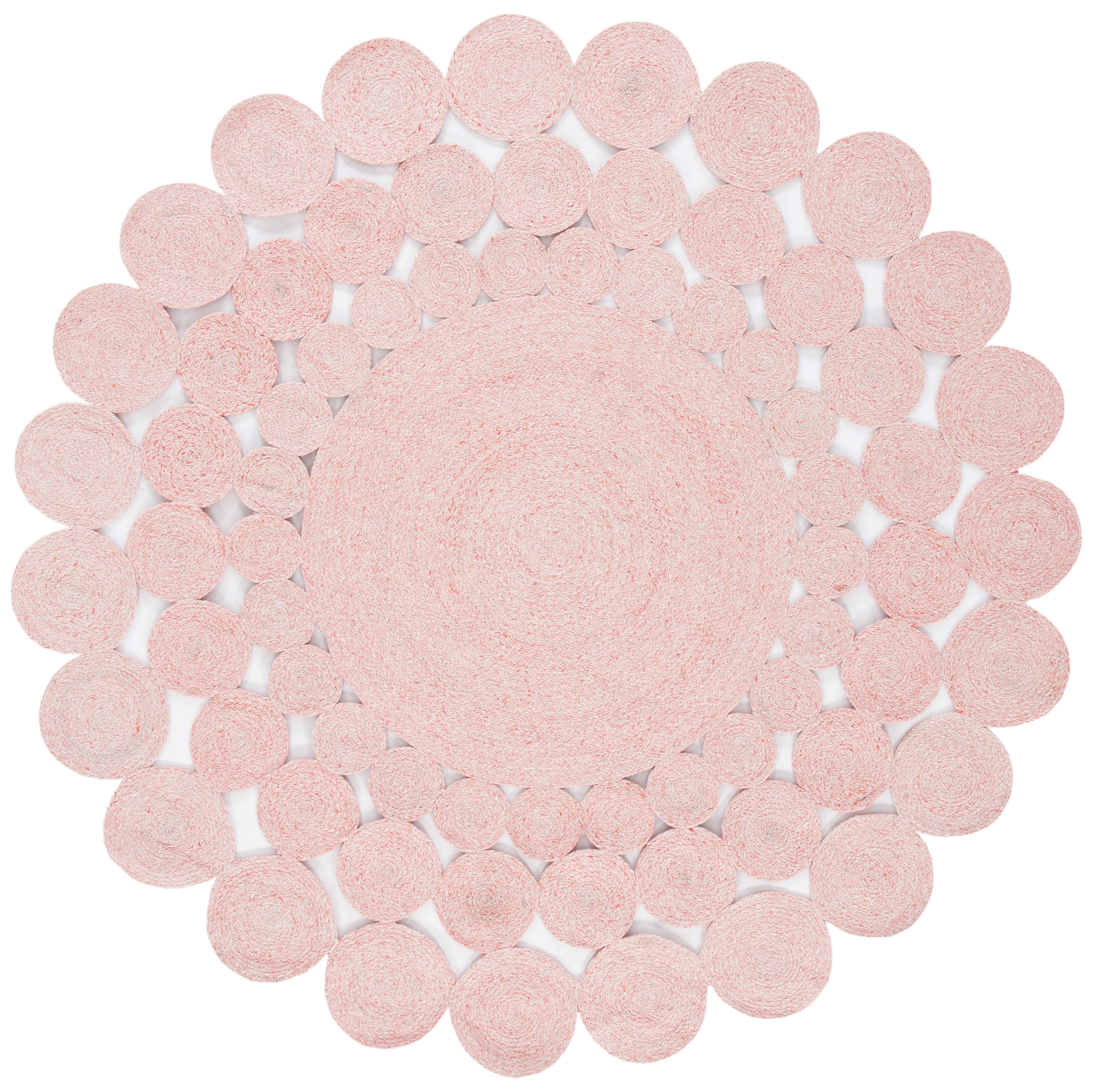 SAFAVIEH Cape Cod Damjana Abstract Dots Polyester Area Rug, Pink, 5' x ...