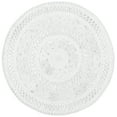 thumbnail image 1 of SAFAVIEH Cape Cod Donna Geometric Polyester Area Rug, Ivory, 3' x 3' Round, 1 of 7