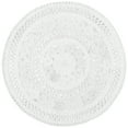 thumbnail image 1 of SAFAVIEH Cape Cod Donna Geometric Polyester Area Rug, Ivory, 5' x 5' Round, 1 of 4