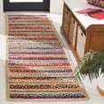 thumbnail image 1 of SAFAVIEH Cape Cod Edwyna Geometric Runner Rug, Natural/Multi, 2'3" x 8', 1 of 11