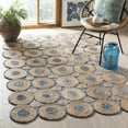 thumbnail image 1 of SAFAVIEH Cape Cod Euphemia Geometric Area Rug, Blue/Natural, 5' x 8', 1 of 8