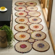 SAFAVIEH Cape Cod Euphemia Geometric Runner Rug, Red/Natural, 2'3" x 8'