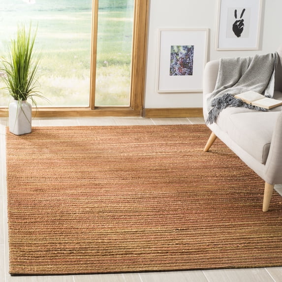 SAFAVIEH Cape Cod Eustacia Southwestern Area Rug, Rust, 3' x 5'