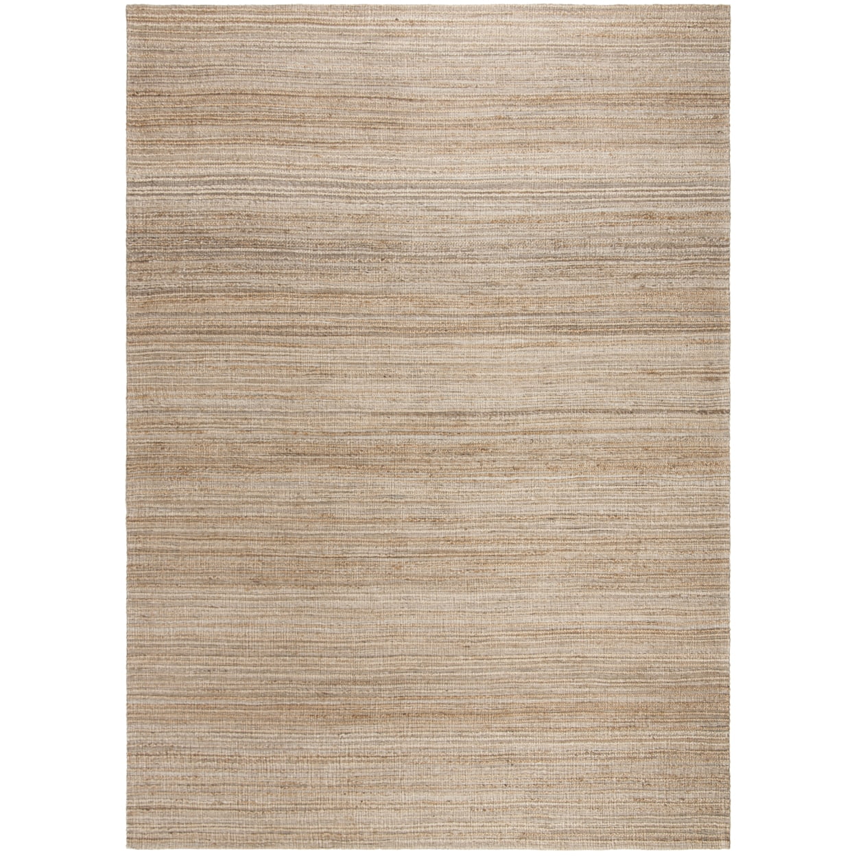 Natural Handwoven Cotton Rectangular Area Rug 4' x 6'