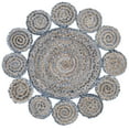 thumbnail image 1 of SAFAVIEH Cape Cod Hamilton Striped Area Rug, Blue/Natural, 3' x 3' Round, 1 of 5