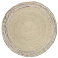 thumbnail image 1 of SAFAVIEH Cape Cod Hyram Geometric Area Rug, Ivory/Light Beige, 9' x 9' Round, 1 of 7