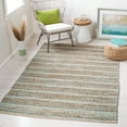 thumbnail image 1 of SAFAVIEH Cape Cod Isabella Geometric Area Rug, Aqua, 2'6" x 4', 1 of 11
