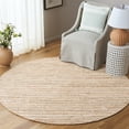 thumbnail image 1 of SAFAVIEH Cape Cod Jacinth Striped Area Rug, Natural/Ivory, 6' x 6' Round, 1 of 10