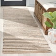 thumbnail image 1 of SAFAVIEH Cape Cod Jacinth Striped Runner Rug, Natural/Green, 2'3" x 8', 1 of 10