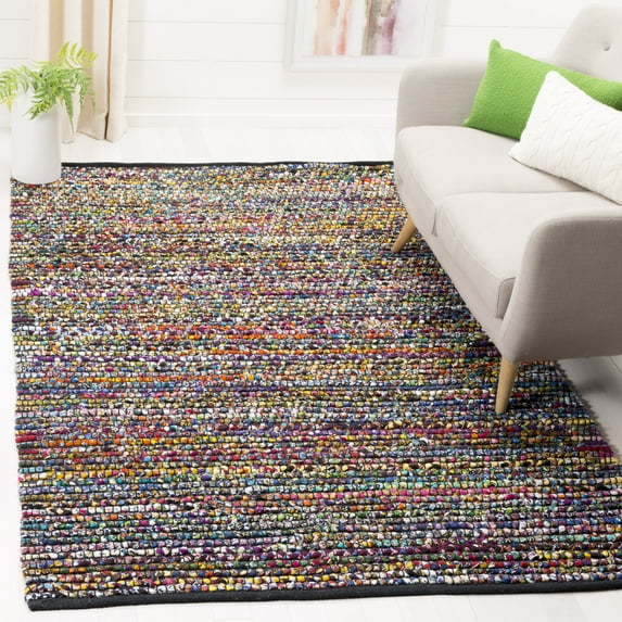 SAFAVIEH Cape Cod Janice Geometric Area Rug, Multi, 6' x 9'