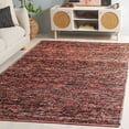 thumbnail image 1 of SAFAVIEH Cape Cod Jenessa Abstract Area Rug, Orange/Black, 6' x 6' Square, 1 of 11