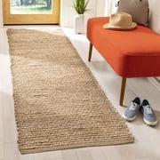 SAFAVIEH Cape Cod Jimmy Geometric Runner Rug, Natural, 2'3" x 20'
