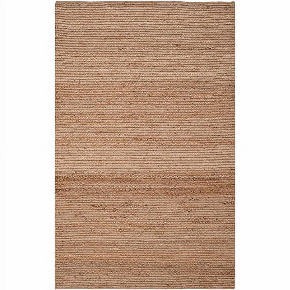 SAFAVIEH Cape Cod Jimmy Braided Striped Jute Area Rug, 3' x 5', Natural ...