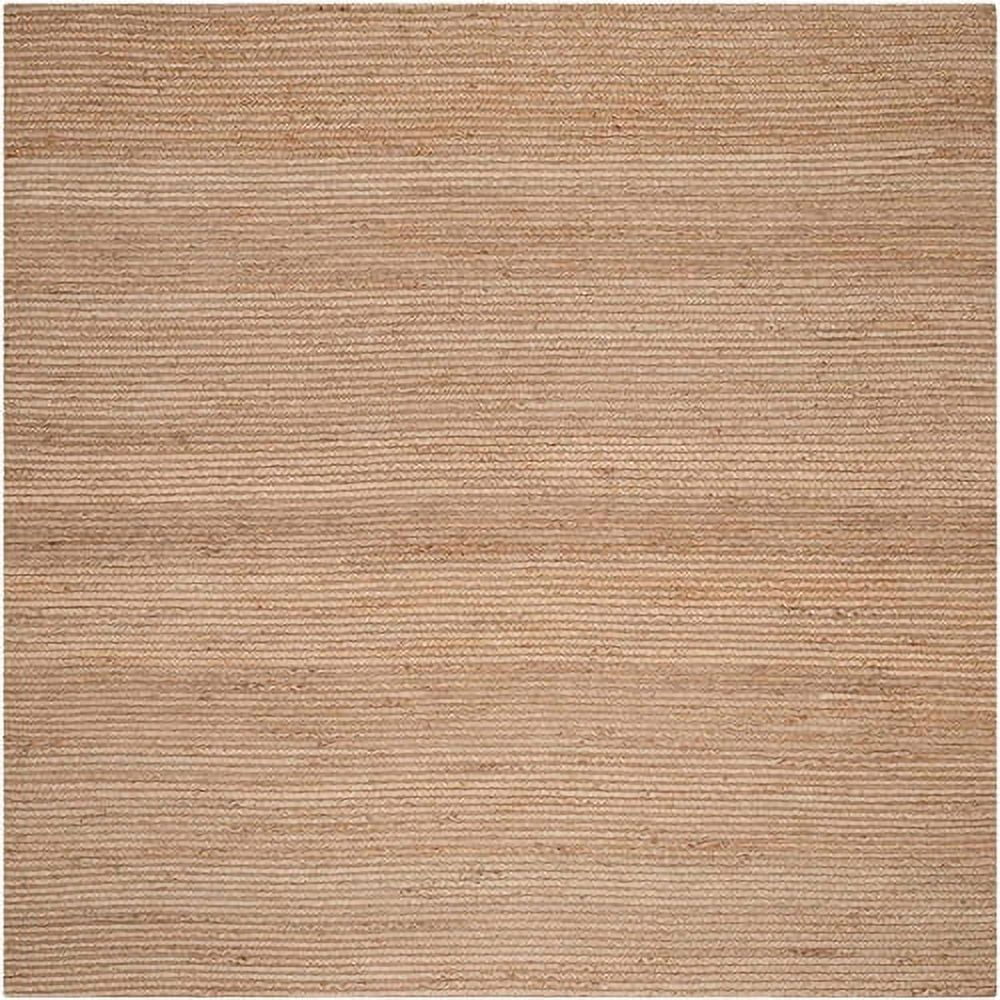 Coastal Charm Square Natural Jute 6' Area Rug