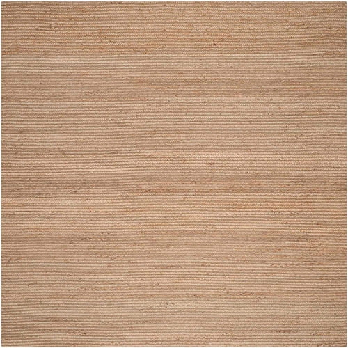 Coastal Charm Square Natural Jute 6' Area Rug