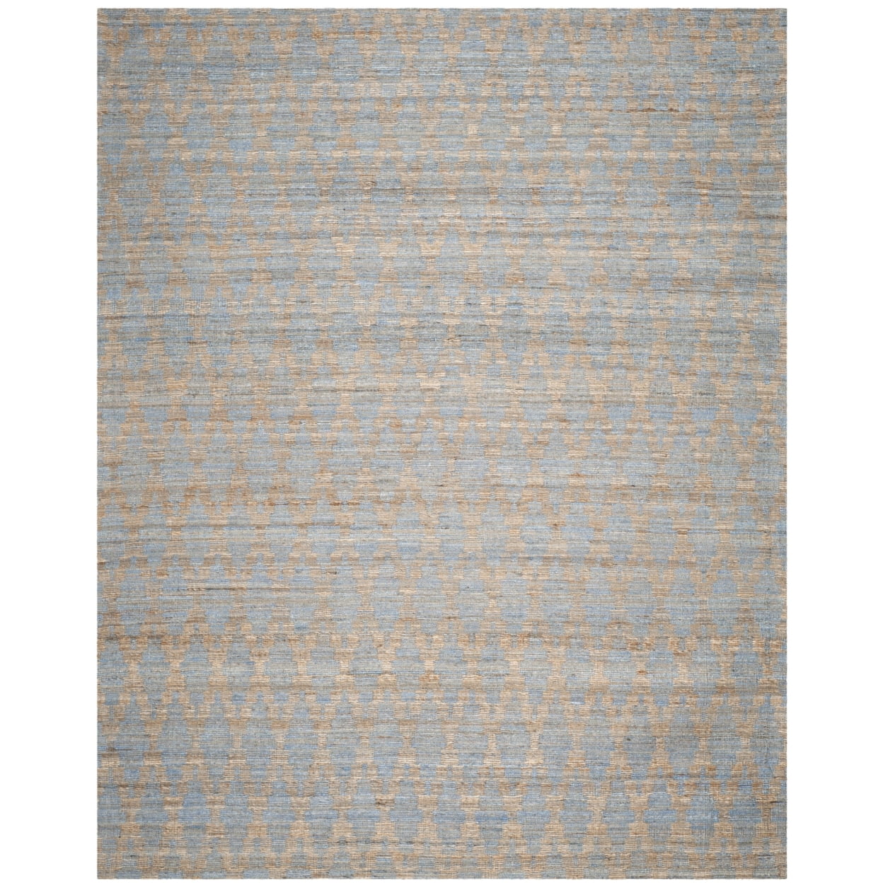Cape Light Breeze 4' x 6' Light Blue Handwoven Cotton Area Rug