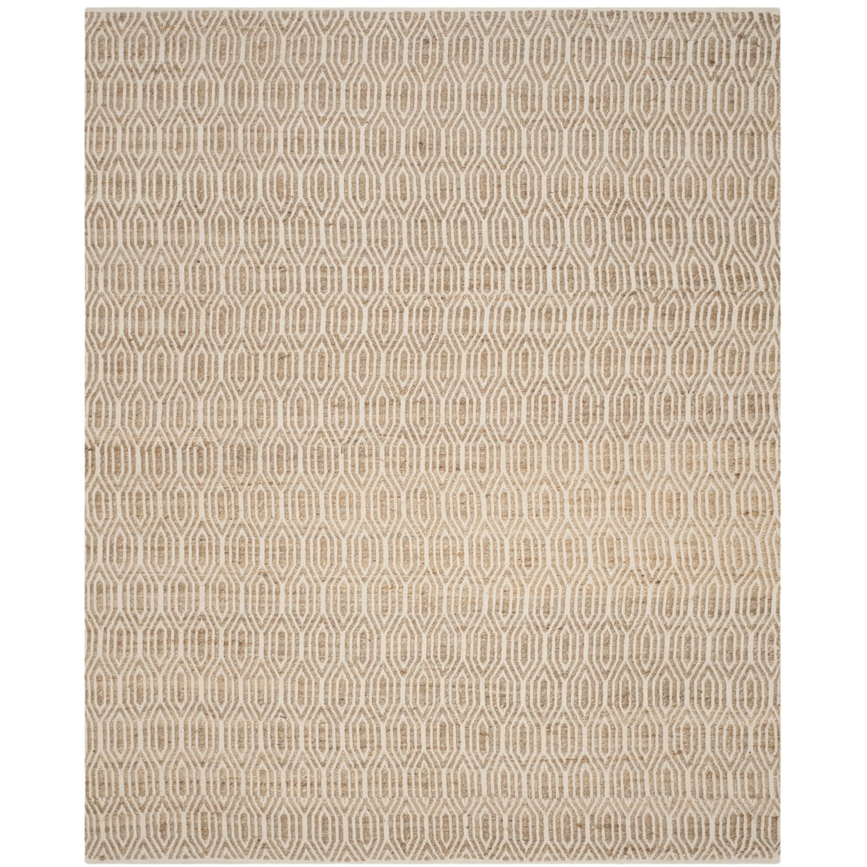 Cape Cod Natural Hand-Knotted Cotton Area Rug 5' x 8'