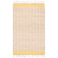 thumbnail image 1 of SAFAVIEH Cape Cod Kristen Distressed Area Rug, Gold/Natural, 6' x 6' Square, 1 of 6