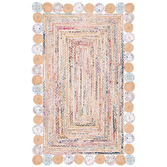 SAFAVIEH Cape Cod Kyle Geometric Area Rug, Beige/Multi, 2' x 3'