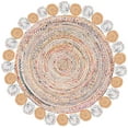 thumbnail image 1 of SAFAVIEH Cape Cod Kyle Geometric Area Rug, Beige/Multi, 4' x 4' Round, 1 of 7