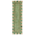 thumbnail image 1 of SAFAVIEH Cape Cod Kyle Geometric Runner Rug, Green/Natural, 2'3" x 8', 1 of 8