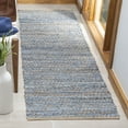 thumbnail image 1 of SAFAVIEH Cape Cod Leo Geometric Runner Rug, Natural/Blue, 2'3" x 10', 1 of 10