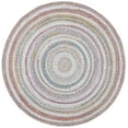 thumbnail image 1 of SAFAVIEH Cape Cod Linda Abstract Dots Polyester Area Rug, Grey/Pink, 3' x 3' Round, 1 of 4