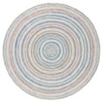 thumbnail image 1 of SAFAVIEH Cape Cod Linda Abstract Dots Polyester Area Rug, Grey/Pink, 5' x 5' Round, 1 of 7