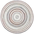 thumbnail image 1 of SAFAVIEH Cape Cod Linda Abstract Dots Polyester Area Rug, Ivory/Pink, 7' x 7' Round, 1 of 4