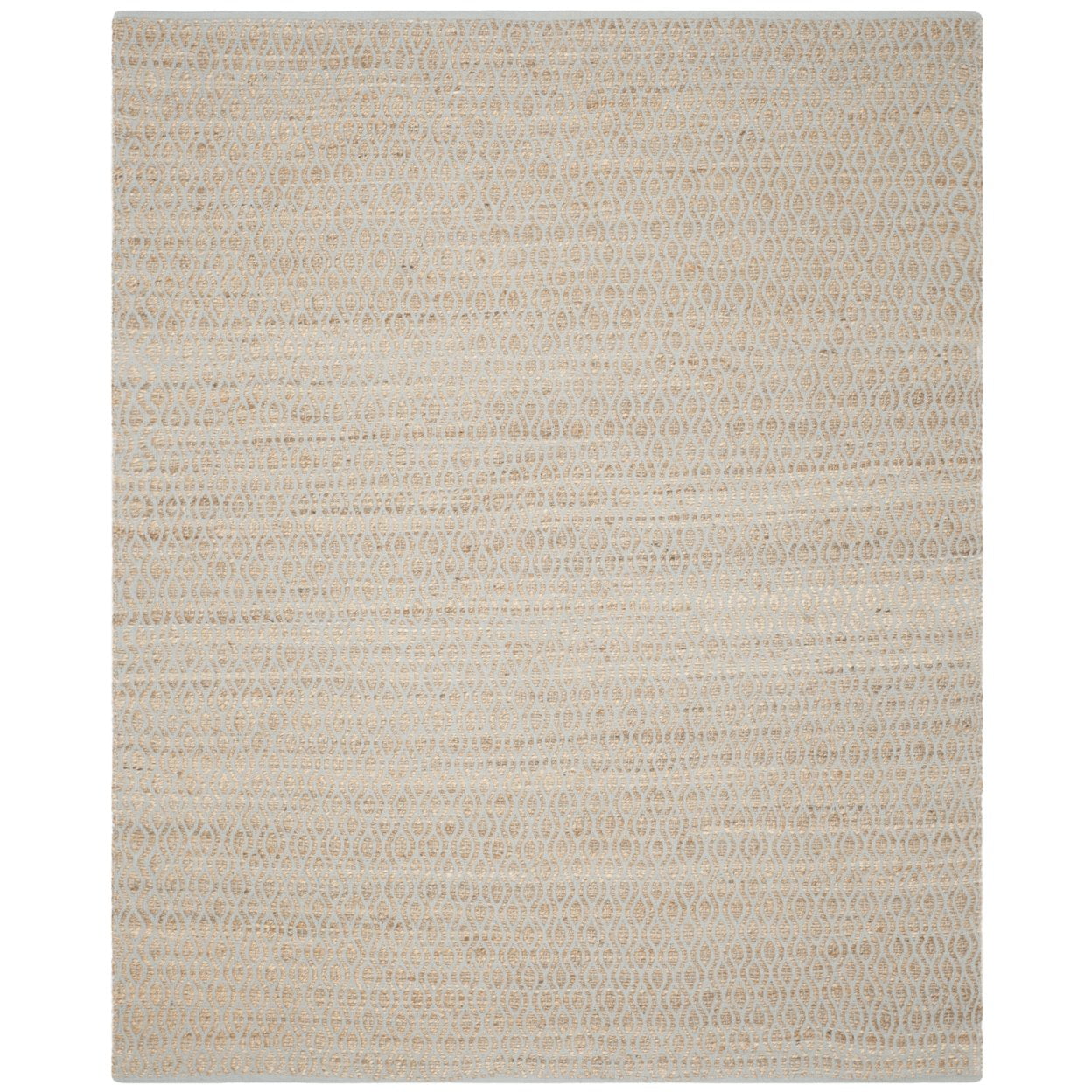 Cape Cod 3' x 5' Gray and Natural Cotton Geometric Area Rug