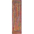 thumbnail image 1 of SAFAVIEH Cape Cod Miah Braided Area Rug, 2'3" x 22', Red/Multi, 1 of 7