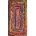 thumbnail image 1 of SAFAVIEH Cape Cod Miah Braided Area Rug, 2'3" x 4', Red/Multi, 1 of 5
