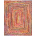 thumbnail image 1 of SAFAVIEH Cape Cod Miah Braided Area Rug, 8' x 10', Red/Multi, 1 of 6