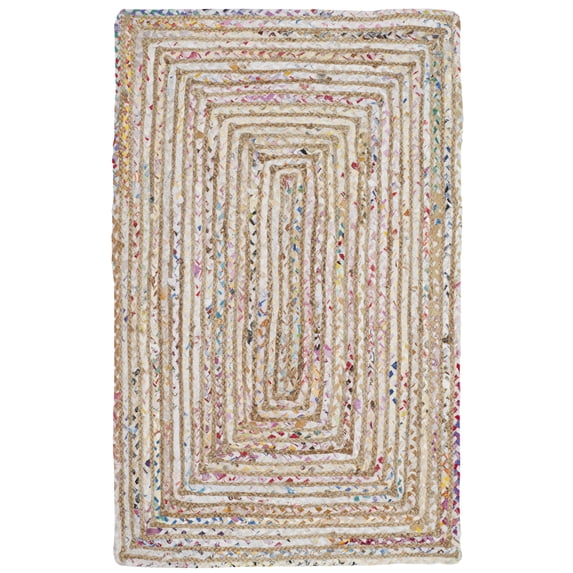 SAFAVIEH Cape Cod Miah Geometric Area Rug, Beige/Multi, 2'3" x 4'