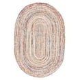 thumbnail image 1 of SAFAVIEH Cape Cod Miah Geometric Area Rug, Beige/Multi, 5' x 8' Oval, 1 of 5