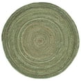 thumbnail image 1 of SAFAVIEH Cape Cod Miah Geometric Area Rug, Green/Natural, 4' x 4' Round, 1 of 8