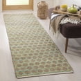 thumbnail image 1 of SAFAVIEH Cape Cod Machayla Geometric Runner Rug, Teal/Natural, 2'3" x 8', 1 of 11