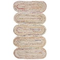 thumbnail image 1 of SAFAVIEH Cape Cod Nowell Striped Braided Area Rug, 3' x 5', Ivory/Multi, 1 of 8