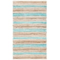 thumbnail image 1 of SAFAVIEH Cape Cod Paden Geometric Area Rug, Natural/Teal, 3' x 5', 1 of 5